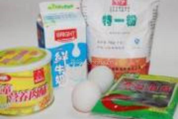 海苔肉松卷的做法图解1
