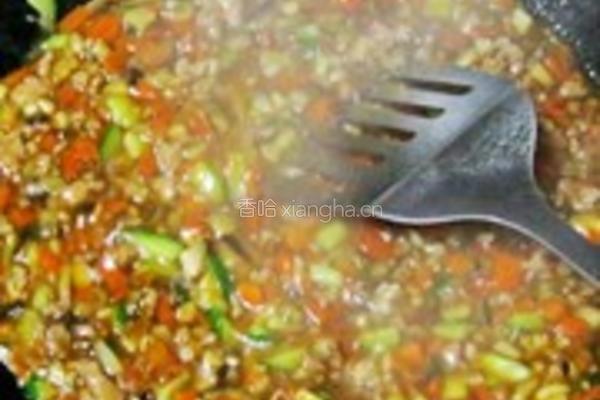 情人节盖浇饭的做法图解6