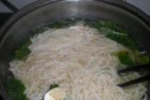 菠菜牛肚面的做法图解10