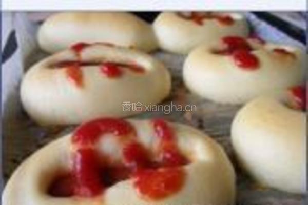 番茄酱热狗小面包的做法图解9