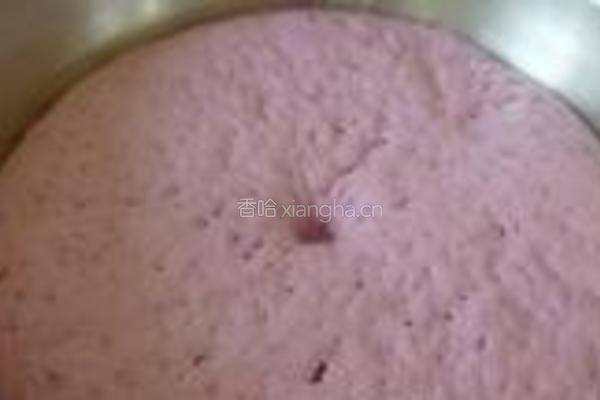 紫薯玫瑰馒头的做法图解6