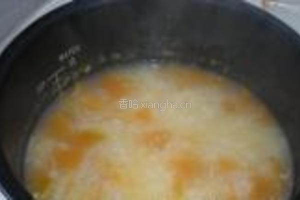 南瓜奶酪小米粥的做法图解6