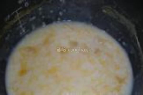南瓜奶酪小米粥的做法图解8