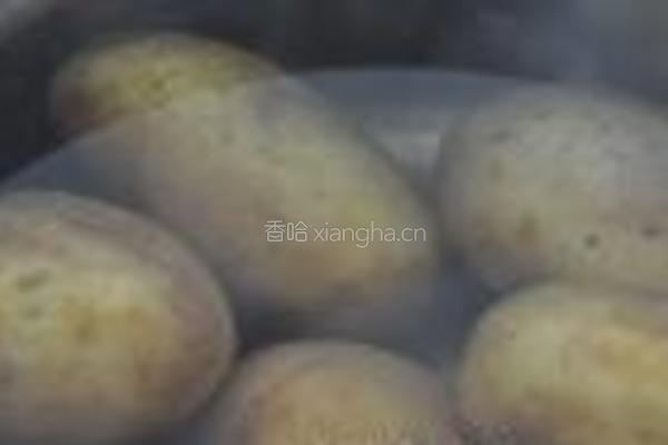土豆大葱三文鱼馅饼的做法图解1