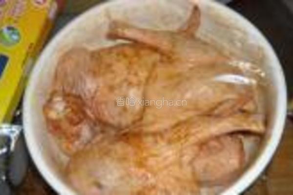 奥尔良乳酪烤鸭腿的做法图解5