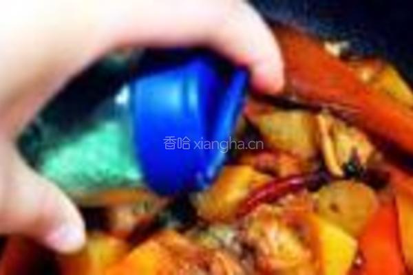 家常大盘鸡拌面的做法图解13