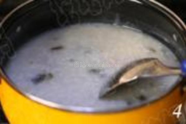 皮蛋瘦肉粥的做法图解4
