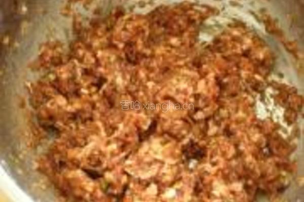 西芹猪肉紫米水饺的做法图解4
