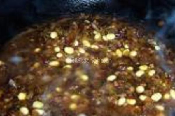 肉末榨菜黄豆面的做法图解8