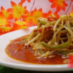 韩式辣酱炒豆芽的做法[图]