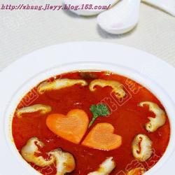 番茄蘑菇红汤的做法[图]