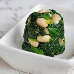 黄豆拌菠菜的做法[图]