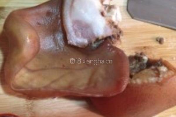 蒜泥猪耳的做法图解4