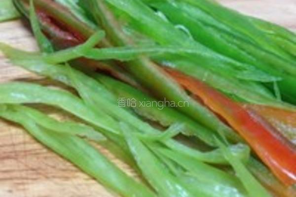 尖椒豆腐丝的做法图解2