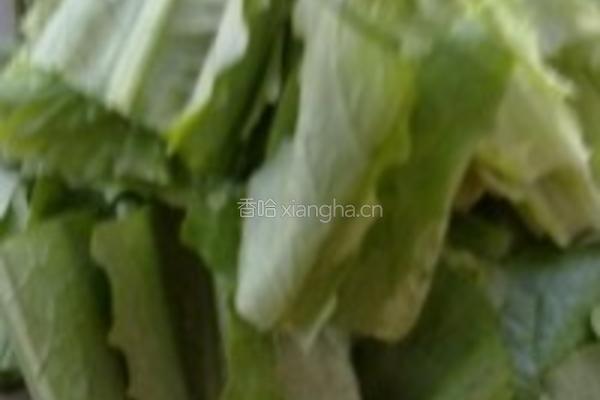 老干妈油麦菜的做法图解1