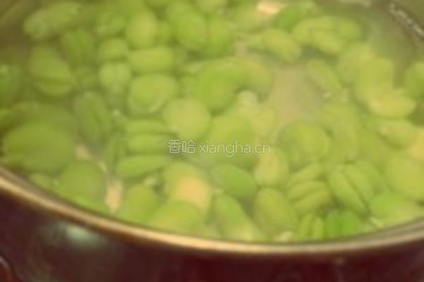 腌菜蚕豆的做法图解2