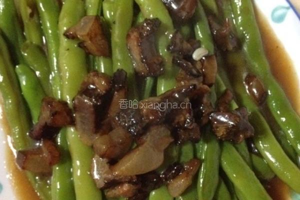 腊肉四季豆