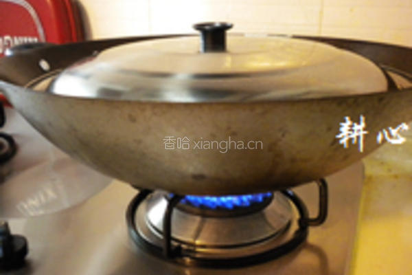 鸡汁炒芥蓝头的做法图解7