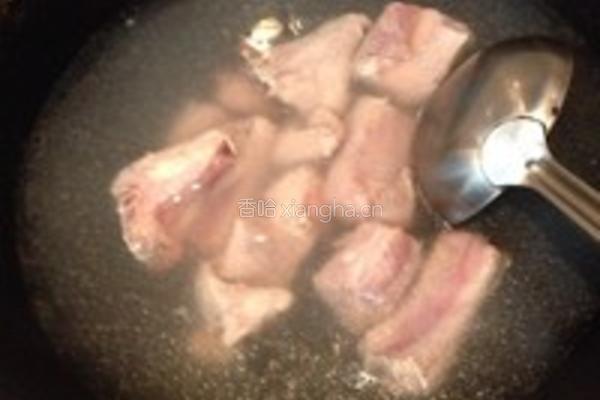 土豆芸豆炖排骨的做法图解4