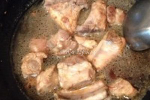 土豆芸豆炖排骨的做法图解5