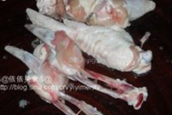 糯米饭酿鸡翅的做法图解1