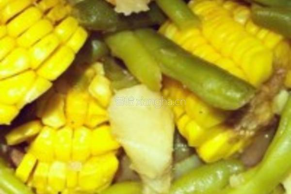 玉米山药芸豆炖排骨的做法图解6