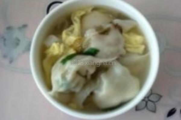 鲜贝丁馄饨的做法图解4