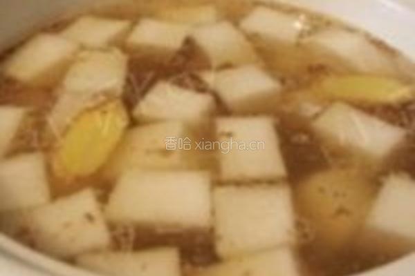 萝卜羊骨汤的做法图解3