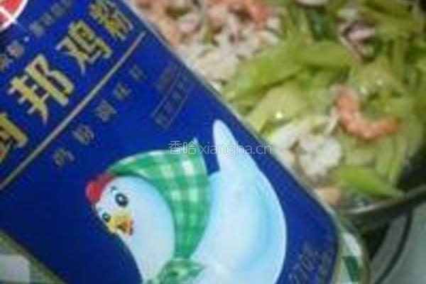 芹香鱿虾的做法图解8