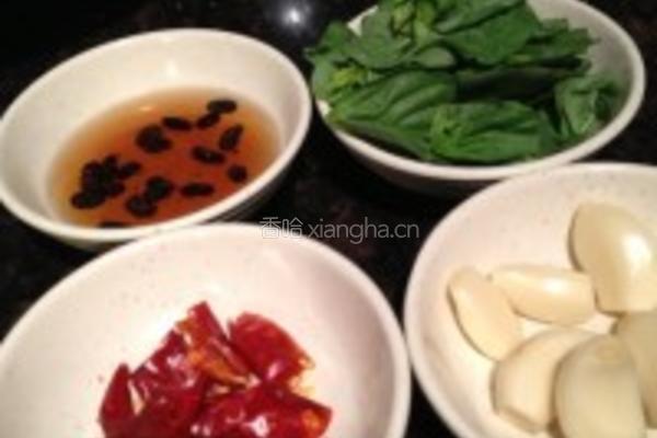 塔香蒜头鸡肝的做法图解3