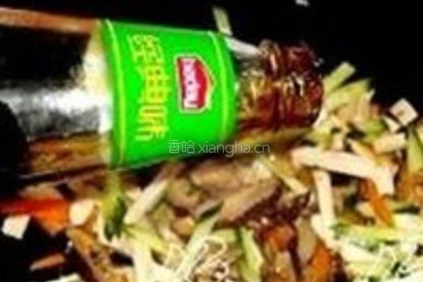 冬菇炒豆腐干的做法图解9