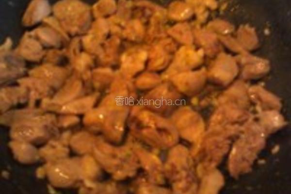 小炒鸡杂的做法图解3