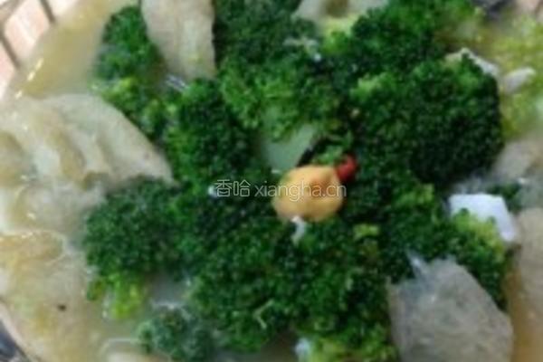 上汤竹荪西兰花的做法图解3