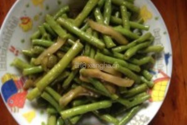 榨菜炒豆角的做法图解6