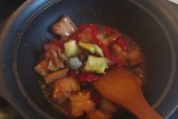 香干烧肉的做法图解4