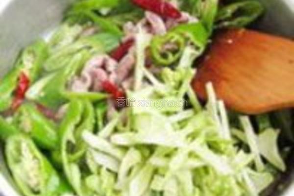 尖椒豆腐丝的做法图解5