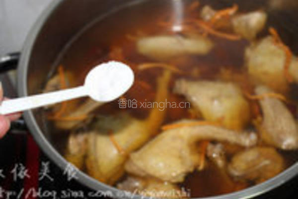 虫草花浸乳鸽的做法图解4