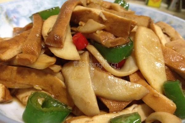 杏鲍菇烩香干