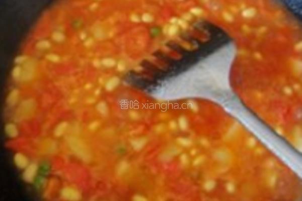 茄汁黄豆牛腩的做法图解9