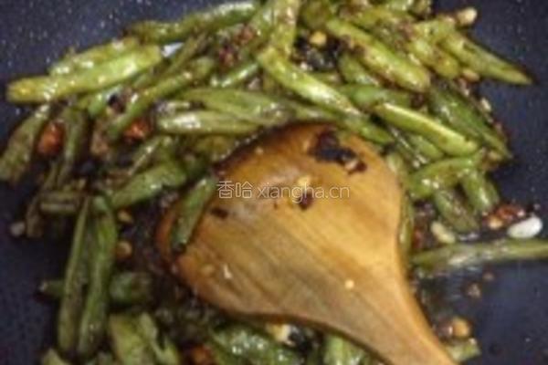 干扁四季豆的做法图解6