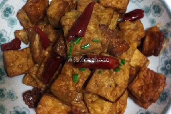 香煎小豆腐