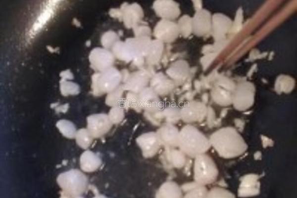 瑶柱茼蒿小豆腐的做法图解6