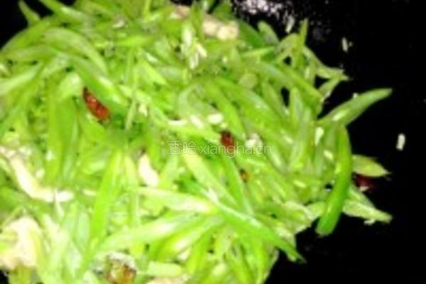 清炒芸豆丝的做法图解2