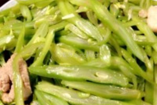 清炒芸豆丝的做法图解3