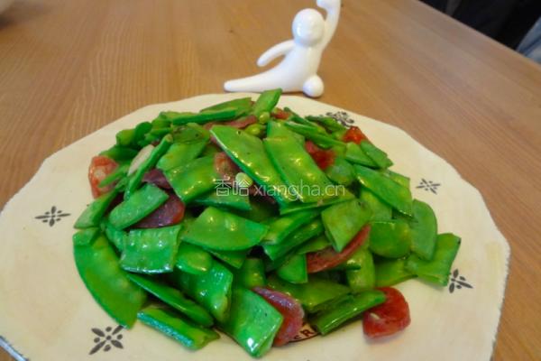 云南腊肠炒扁豆