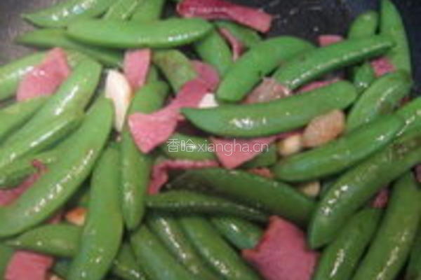 橄榄油炒甜豆的做法图解6
