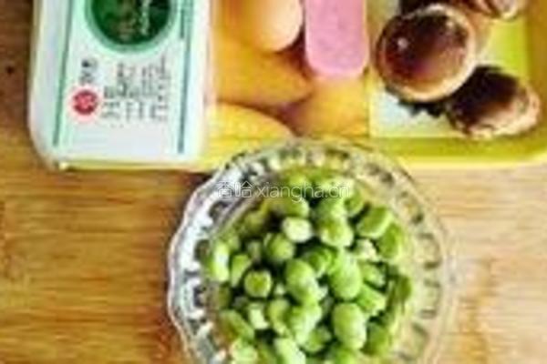 蚕豆豆腐羹的做法图解1