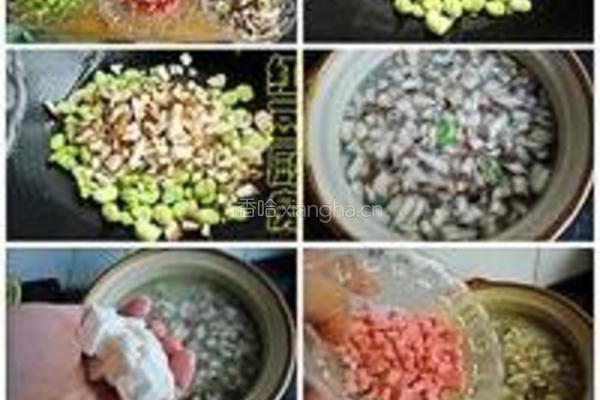 蚕豆豆腐羹的做法图解2