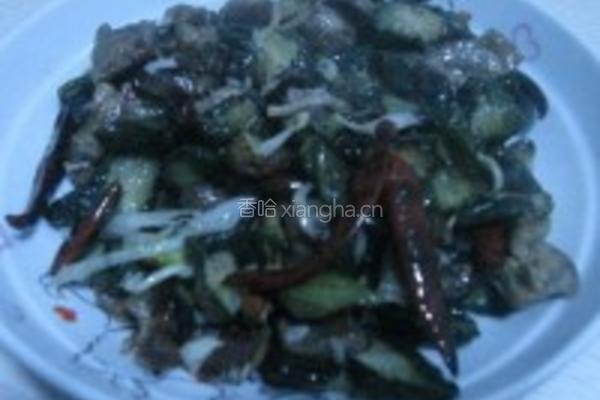 鸡胗炒黄瓜钱的做法图解5