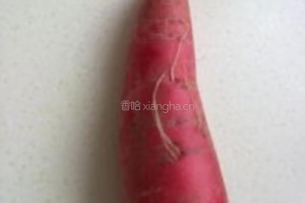 糖醋红水萝卜的做法图解1